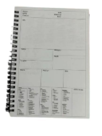 FARAK H&P Medical History and Physical Notebook, 100 Templates with Perforation