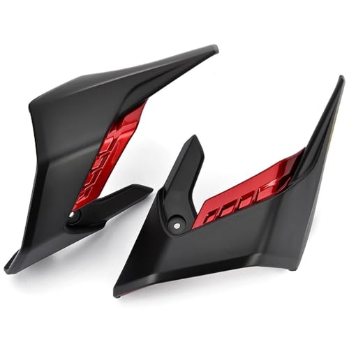 Winglets carénage moto CB650R kit d'ailettes décoratives et aérodynamiques rouges