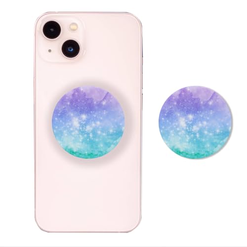Soporte de anillo de agarre para teléfono móvil, rotación de 360°, agarre seguro, comodidad diaria para smartphones y tabletas, plegable y retráctil (verde nebuloso)
