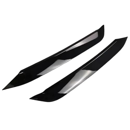 Car Front Headlight Eyelids Eyebrows for VW Polo MK6 GTI TSI TGI MPI TGI Line 2017-2024, Rain Guard Outside Visor Shields Strip Trim Cover Protection Lamp Accessories