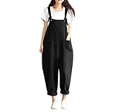 Casual loose denim overalls create a practical but stylish style which can be worn at anytime.Perfect for pairing with shirts.Wear to parks,parties,dates,movies,and more!
