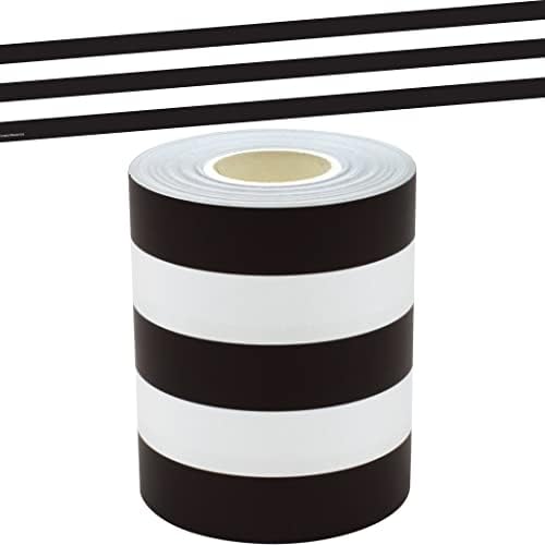 Teacher Created Resources Black & White Stripes Straight Rolled B...