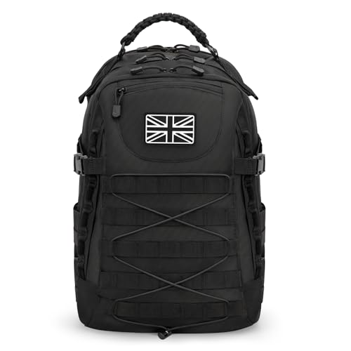Jueachy Tactical Backpack for Men: Millitary Bag 25L Egg-shaped