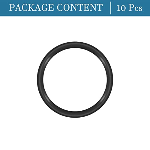 QUARKZMAN 10 Stück Nitrilring O-Ringe für Wasserhahn Reparatur 55mm x 47mm x 4mm für Wasserhahn Klempner Reparatur Dichtung Verbindung, Schwarz