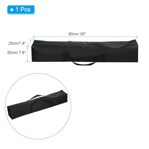 Sac de rangement pour chaise pliante avec grande fermeture éclair et sangle