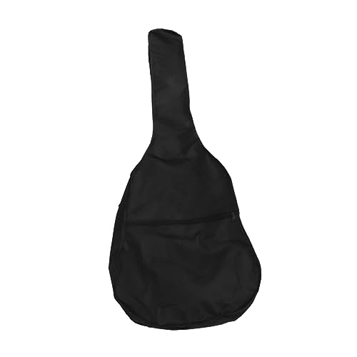 WESIEVYA Bolsa De Guitarra Folk De Oxford Color Negro para Transporte y Protección De Instrumento
