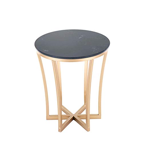 Parlour Coffee Table/Side Table, Marble Table Top, Metal Table Frame,
