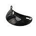 VCOROS 3 Snap 3/4 Open Face Helmet Peak Visor (BLACK)
