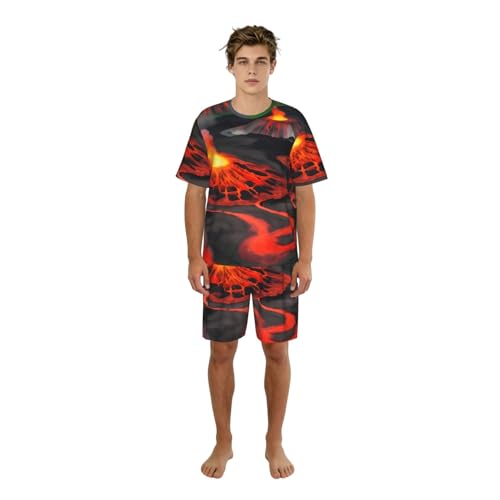 Pyjama volcan homme anti-transpiration pour literie et détente nocturne sans irritation