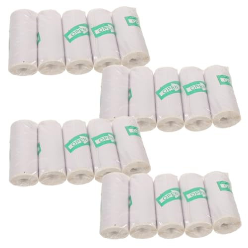 Étiquettes pour imprimantes de détail portables lot de 20 rouleaux thermiques