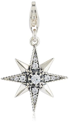 Thomas Sabo Damen Charm-Anhänger Royalty Stern 925 Sterling Silber 1756-643-14