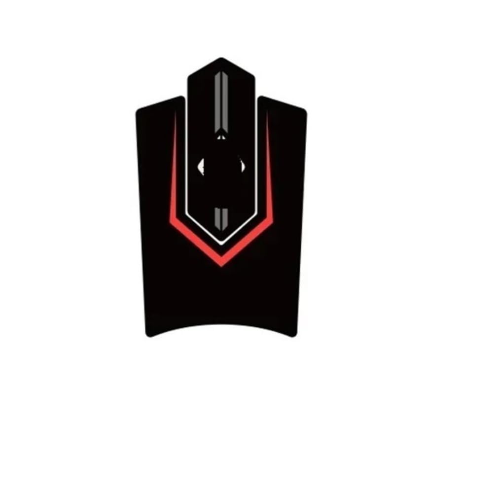 Protections pour réservoir carburant moto pad LFC700 kit complet d'autocollants noirs