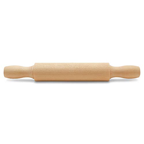Wooden Mini Rolling Pin, 5 Inches Long, Pack Of 6, Great For In The Kitchen, Play-Doh, Crafting And Imaginative Play, By Woodpeckers #TOP2