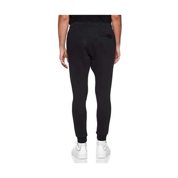 Mens-Nike-Sportswear-Club-Jogger-Sweatpant Nike Men's Sportswear Club Joggers, Black/White, Medium
