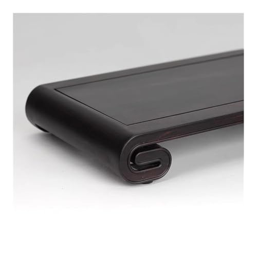 Base rectangular AMOKFWJC de sándalo morado con pedestal robusto para plantas 6