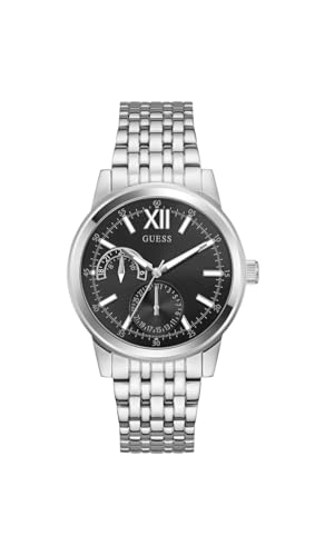 Montre homme Guess en acier inoxydable au design classique raffiné