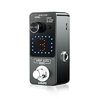 【Synchronous Recording & Tuner Function】LEKATO guitar looper with synchronous recording mode that can enter the recording state at any time during playback to avoid missing any moment. And it built-in high sensitivity tuning function. Continuous swit...