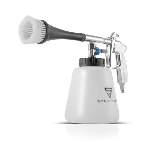 STAHLWERK Persluchtreinigingspistool RP-90 ST met accessoireset, persluchtreiniger met tornado-effect, binnenreiniger, waspistool, uitlaatpistool voor het reinigen van vuile oppervlakken - Afbeelding 3