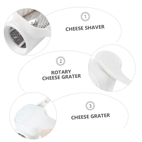 Rallador Giratorio de Acero Inoxidable para Queso Manual miniatura 3