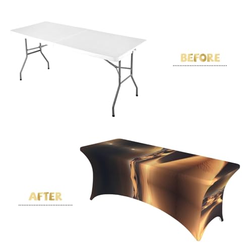 Nappe Sahara 1,8m avec housses de coin intégrées pour table rectangulaire - 5