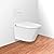 SWAN Wall-Mounted Smart Toilet with Heated Seat, Touchless Lid, Warm Air Dryer, Bidet Wash Functions, Nightlight, Remote Control – Modern Space-Saving Design for Luxury Bathrooms