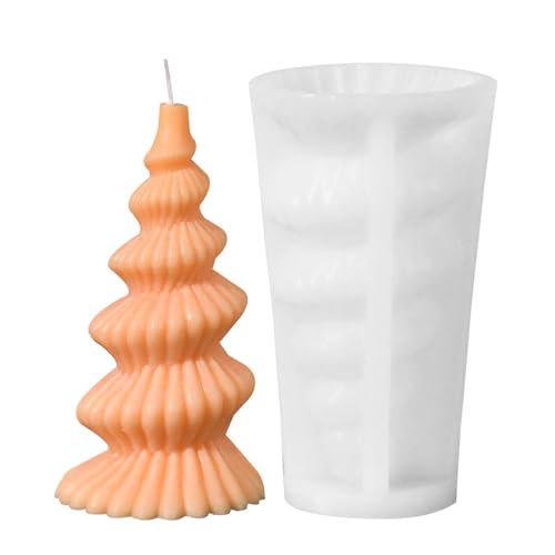 Molde de silicona para árbol de Navidad para jabón,Moldes de silicona para árbol de Navidad para resina - Molde de caramelo,Molde de vela para árbol de Navidad, pastel de fondant, caramelos al ciocc