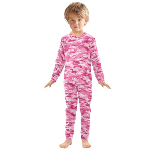 ALAZA Hipster Camouflage Camo Painting Pajamas Long Sleeve Sleepwear 2-Piece Pajama Set3