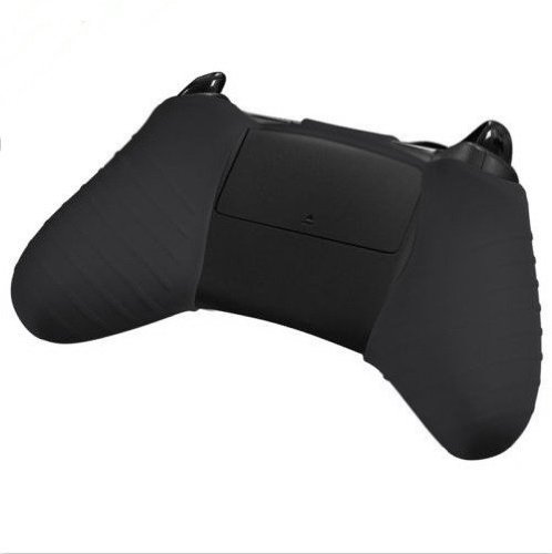 Goliton® New soft silicone protective sleeve case skin cover for XBOX ONE Controller - Black
