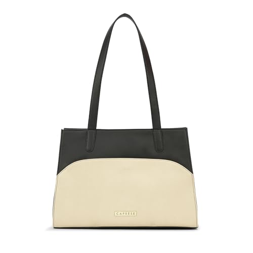 Image of Caprese Tarry Medium Tote Bag for Women | Fits Up to 16 Inch Laptop | Stylish, Durable, Multi-Compartment Design for Work, Travel, Shopping | Comfortable Straps Shoulder and Handheld Bag
