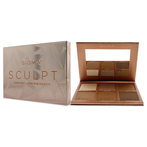 Sigma Beauty Sculpt Highlight Plus Contour Palette Makeup Women 0.98 Oz #TOP3