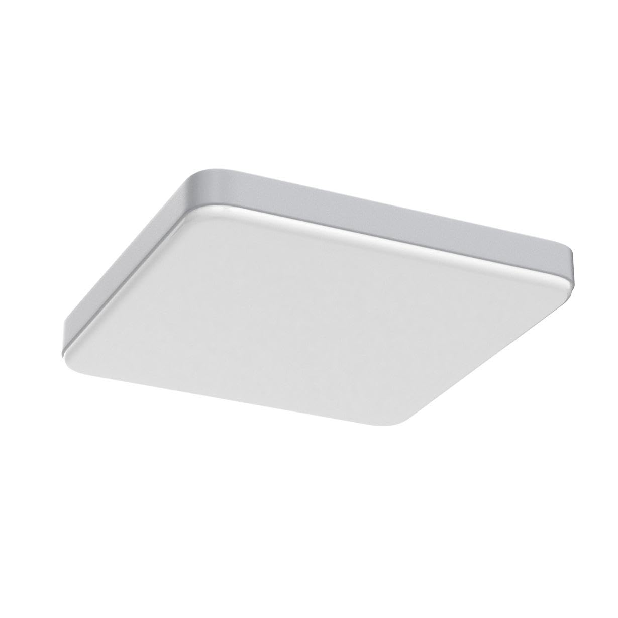 Plafon LED Techo 32W, Lamparas de Techo LED cuadrada IP54 Impermeable 3600LM 6500K Blanco frío, Luz de techo 25cm para baño Cocina Pasillo Balcón