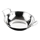 Photo Gallery popetpop padella in acciaio con manico antiscottatura per cucina induzione pentola per hot pot stufati e friggere accessorio casa resistente e facile da usare Photo Gallery popetpop padella in acciaio con manico antiscottatura per cucina induzione pentola per hot pot stufati e friggere accessorio casa resistente e facile da usare