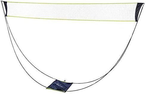 Badminton Net Portable Tennis Volleyball Net Set with Carrying Bag, 4.9ft Height, Set Up in Seconds for Outdoor, Indoor, Backyard