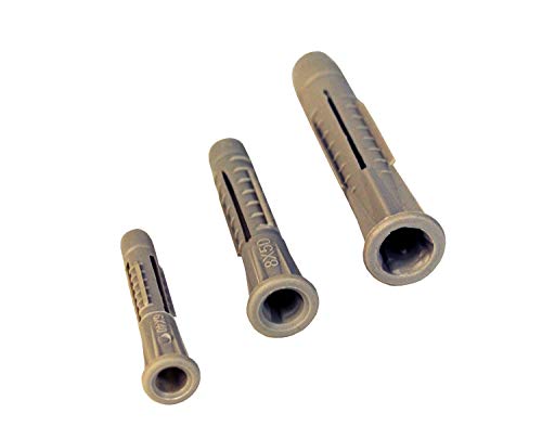 200 Stück Universaldübel 10 x 60 mm für Beton Stein Gipskartonplatten