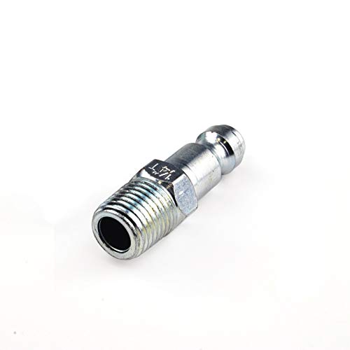 Primefit Tp1414Ms-B25-P Automotive Style Air Quick Connect Plugs/Nipples 1/4" Body X 1/4" Male Npt #TOP2