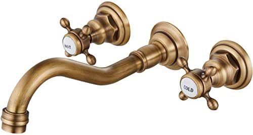 Modern Elegance: Antique Brass Wall Mount Sink Faucet Review
