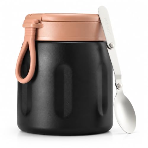 Image of Thermo for Hot Food Kids & Adults - 23.67 oz with Folding Spoon and Handle