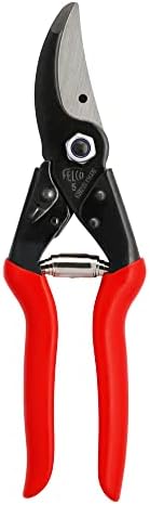 Felco F5 Pruning Shears – 8.9" All Steel Large Swiss-Made Garden Clippers| Hand Pruners for Garden & Landscape | Garden Tool Cutter with Precision Bypass Blade, Forged Aluminum Body, Replaceable Parts - Thumbnail 4