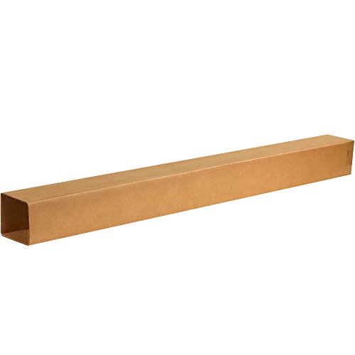 Image of BOX USA 15 Pack of Telescoping Inner Corrugated Cardboard Boxes, 6 inch L x 6 inch W x 72 inch H, Kraft, Shipping, Packing and Moving
