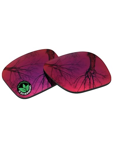 Image of Raydi Polycarbonate Replacement Lenses for Ray-Ban Justin RB4165 Square Sunglasses