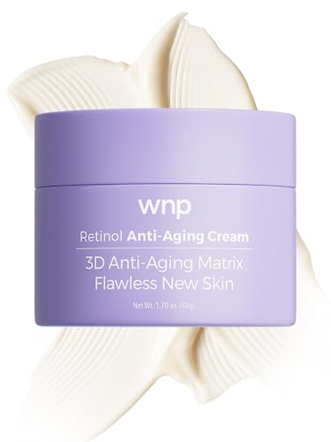 WNP Gentle Retinol Cream for Sensitive Skin, 10×Deep Transdermal Night Cream Anti-Aging Face & Neck...