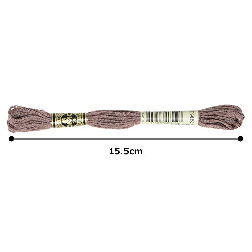 Image of DMC 6-Strand Embroidery Cotton Floss, Cocoa
