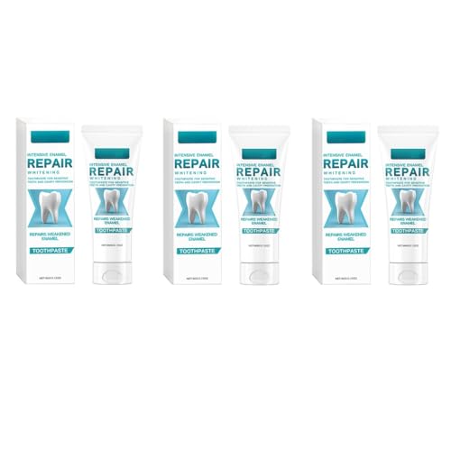 Dentifricio Detergente Delicato - Rimuove Macchie/tartaro, Rinfresca L'alito, Ripara Lo Smalto, Cura Quotidiana Dei Denti(3PCS)