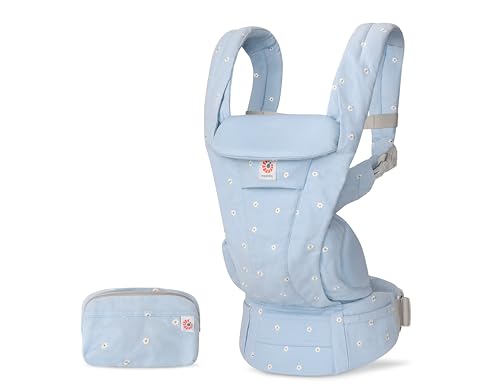 Ergobaby Omni Deluxe All-In-One Baby Carrier For Newborns From Birth Up To 20Kg, Ergonomic 4-Position Cotton Baby Carrier Back Carrier Travel System, 