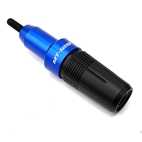 VQLDPX Sturzbügel Motorrad-Rahmengleiter, Sturzschutz, Crashpad Für Yamaha MT125 MT-125 YZF R125 2023, Motorschutz, Verkleidungsschutz CNC(Blau,X-Large)