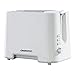 Daewoo 2 Slice Toaster – White, Compact, Variable Browning Control, Defrost, Reheat, Cancel Functions, Removable Crumb Tray, Ideal for Home, Student, Office Kitchens