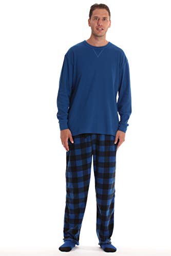 #followme Mens Microfleece Pajama Pants Set with Socks2