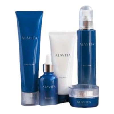 [5-ALA 贅沢セット]アラヴィータ 底上げ 実感5点セットメイク落とし 洗顔フォーム 美容液 化粧水 クリーム +アラヴァイタル(5-ALAサプリメント)美容 美肌 エイジング 化粧品