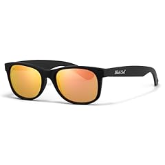 Matte Black / Peach Mirror