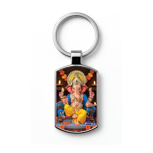 Image of Premium Printed Metal Keychain for Men & Women | High-Definition Artwork Print | Durable Key Ring for Car, Bike, Home & Office Keys | Stylish Decorative Key Holder Gift
